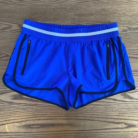 FABLETICS Blue Athletic Running Shorts - Picture 2 of 6